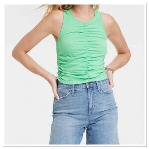 Universal Thread™  Women's Ruched Tank top Green size Medium